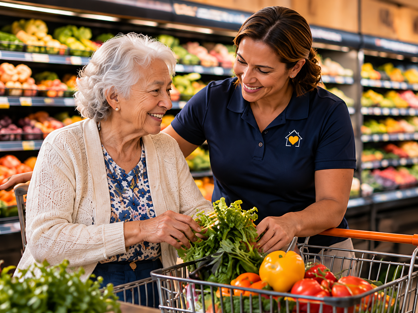 senior meal preparation caregiver image inhome kare